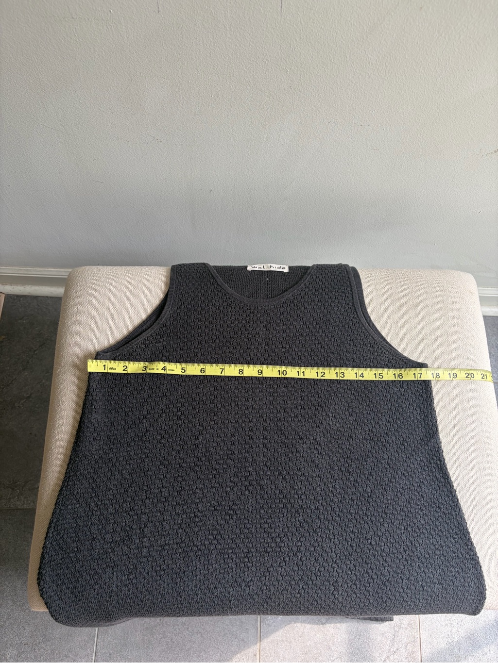 Wol Hide Black Cotton Lace Tank Dress Size Small — image 8 of 8